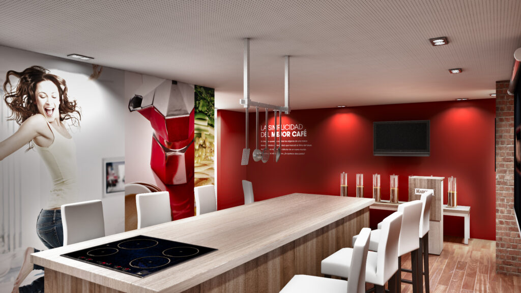Showroom SaraLee for Marcilla Café